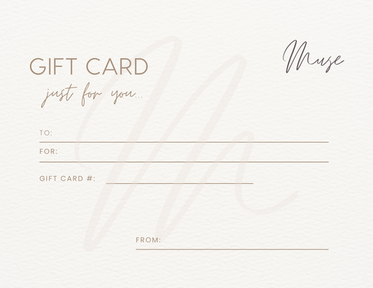 Muse In-Salon Gift Card